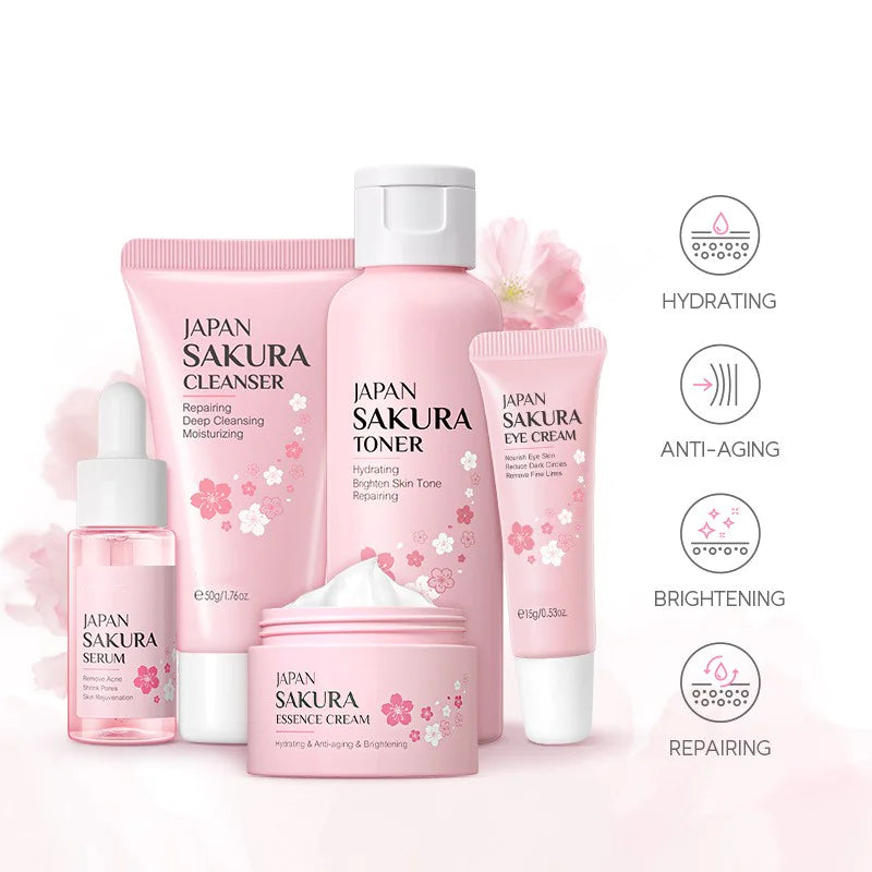 SakuraGlow Skincare Set